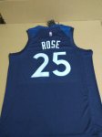 NBA 25 Rose Minnesota Timberwolves 2018 Maillot bleu